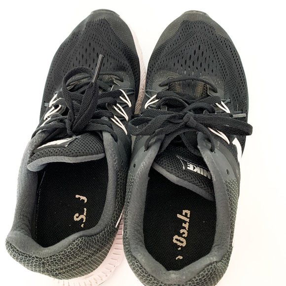 Nike zoom winflo 2 black sneakers women's 7.5 - Picture 7 of 8